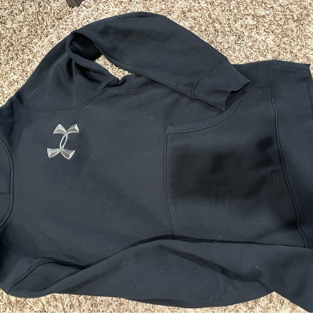 Under Armour Black and Brown Hoodie
